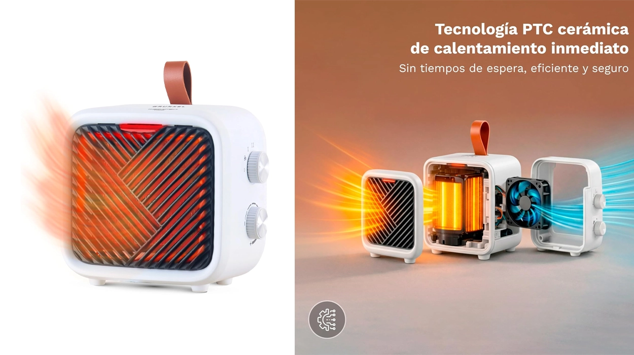 Calefactor Cerámico Grunkel CF-1500CM de 1500W