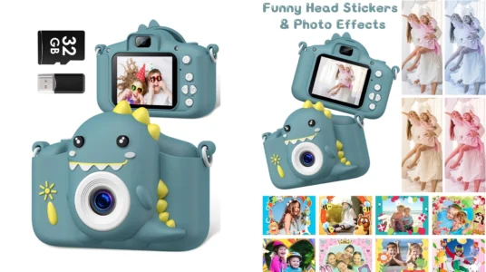 Cámara digital infantil Gofunly con tarjeta de 32 GB