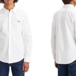 Camisa Levi's Battery Housemark Slim blanca para hombre
