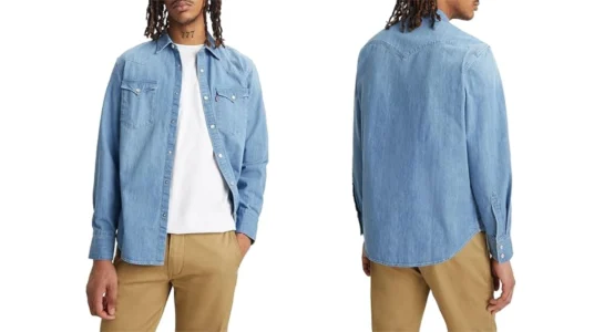 Camisa vaquera Levi’s Barstow Western para hombre