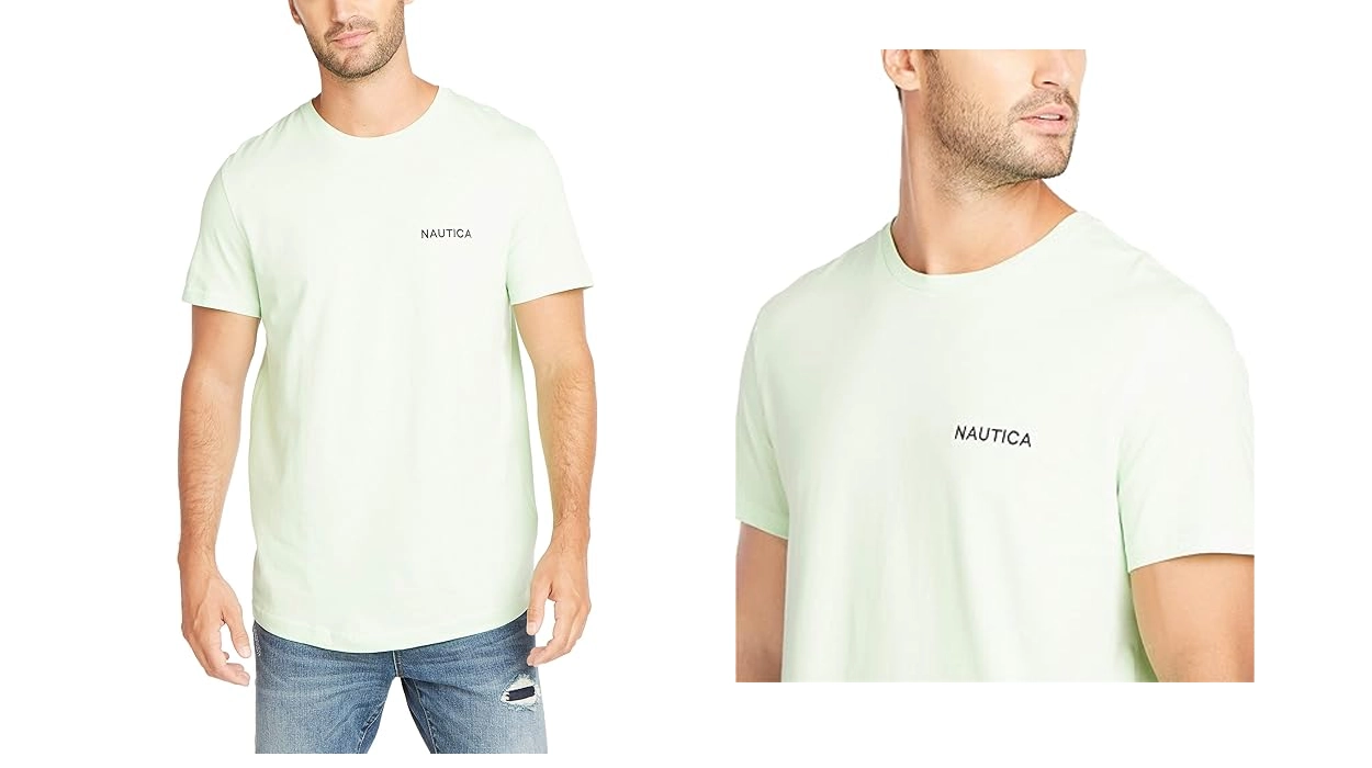 Camiseta Nautica de manga corta para hombre