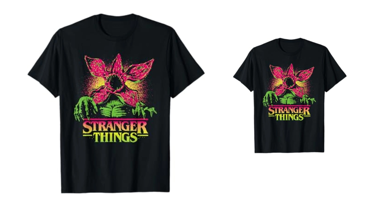 Camiseta Stranger Things Neon Demogorgon