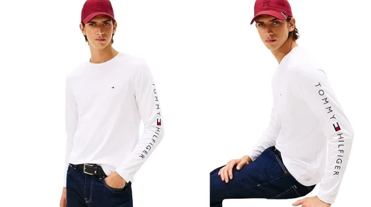 Camiseta de manga larga Tommy Hilfiger Logo Slim