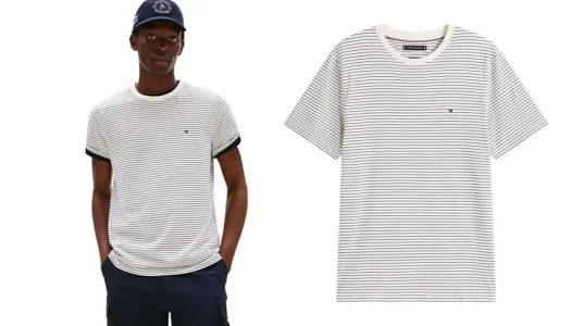 Camiseta de rayas Tommy Hilfiger Seasonal Solid barata