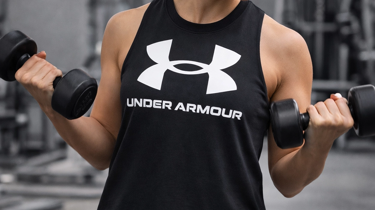 Camiseta sin mangas Under Armour TAnk Live Sportstyle Graphic para mujer