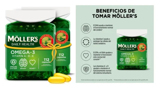 Cápsulas Omega-3 Moller's baratas