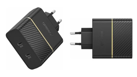 Cargador de pared OtterBox 50W GaN con 2 puertos USB-C PD