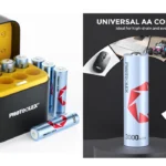 Cargador de pilas Photoolex con 8 pilas AA de 3000 mWh incluidas