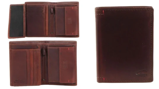 Cartera de piel Camel Active Salamanca para hombre