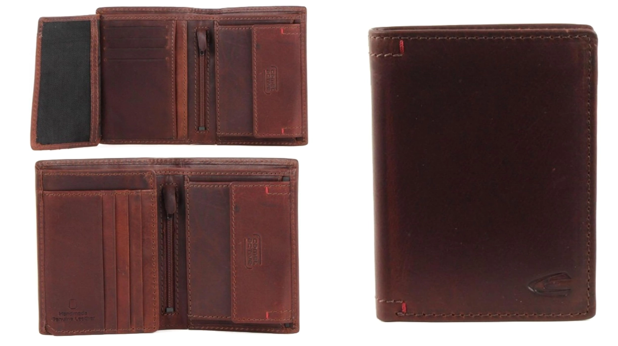 Cartera de piel Camel Active Salamanca para hombre