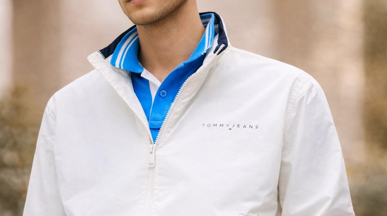 Cazadora cortavientos Tommy Jeans Essentials para hombre