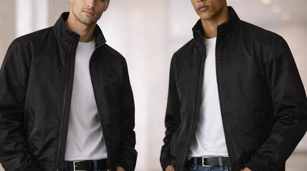 Chaqueta Calvin Klein Ls Padded Harrington Jacket