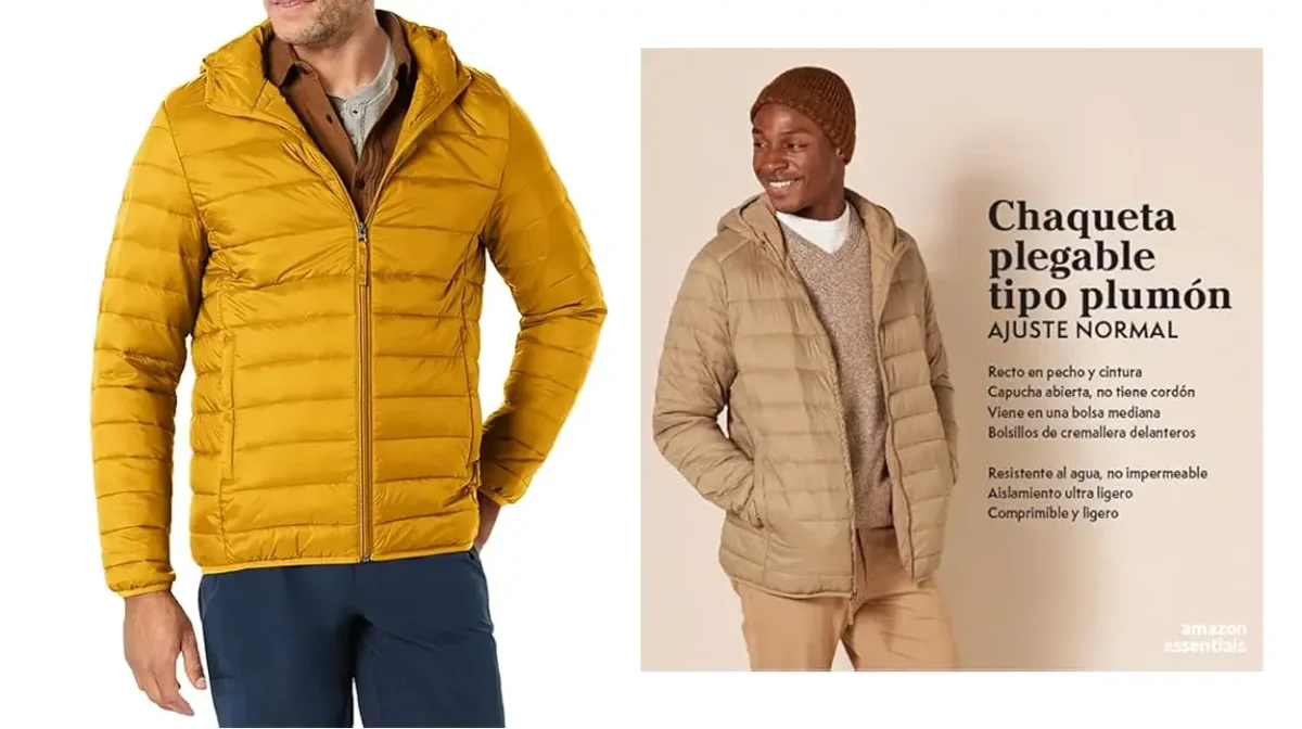 Más de 11.000 valoraciones positivas: esta chaqueta acolchada Amazon Essentials para hombre es un básico imprescindible que hoy baja a sólo 21,60€ en varios colores ¡Aprovecha!