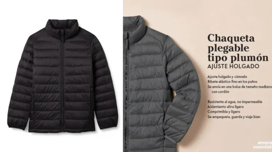 Chaqueta acolchada Amazon Essentials para niños