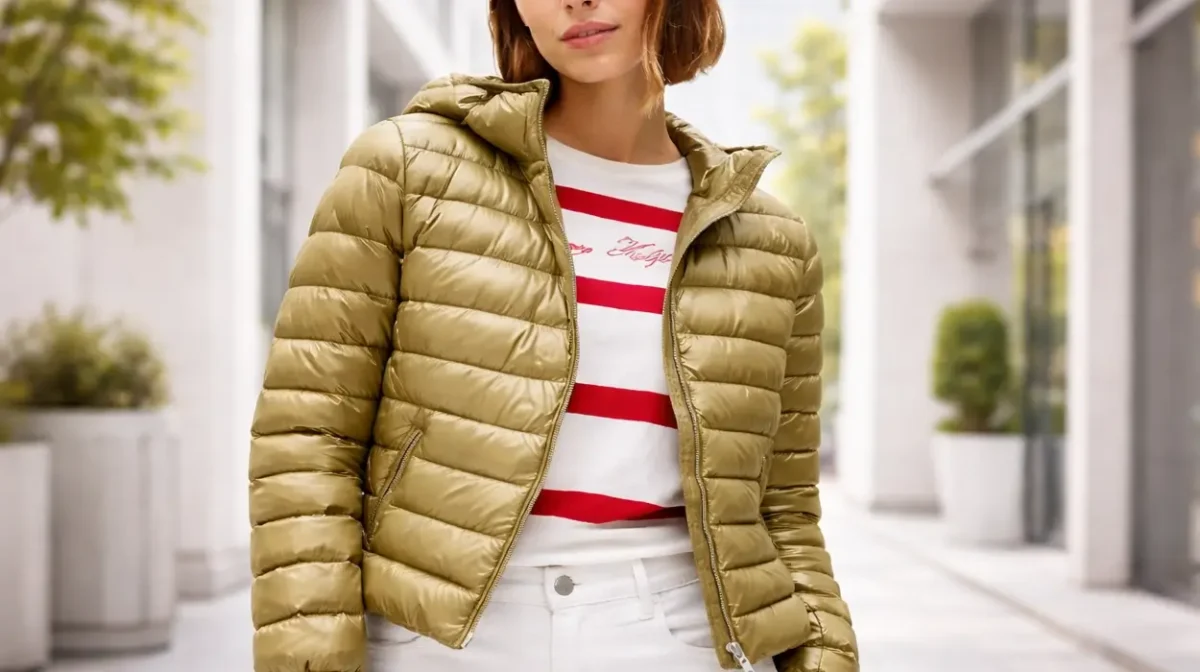 Chaqueta acolchada Tommy Hilfiger Ul Down Reg Hooded para mujer