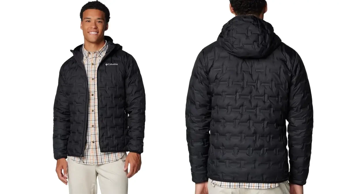 Chaqueta de plumón Columbia Delta Ridge con capucha para hombre