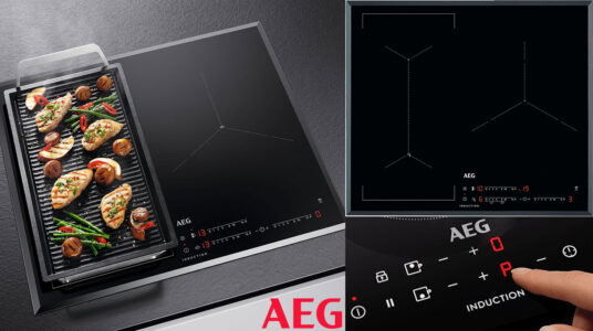 Chollo Placa de inducción AEG Serie 7000 FlexiBridge de 3 zonas