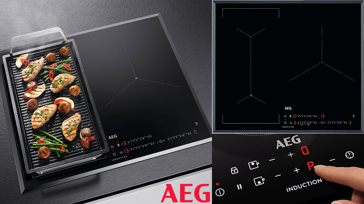 Chollo Placa de inducción AEG Serie 7000 FlexiBridge de 3 zonas
