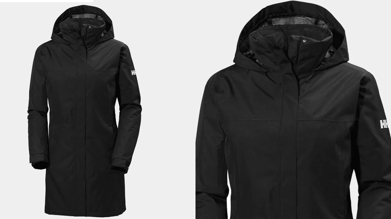 Chubasquero largo Helly Hansen Aden para mujer