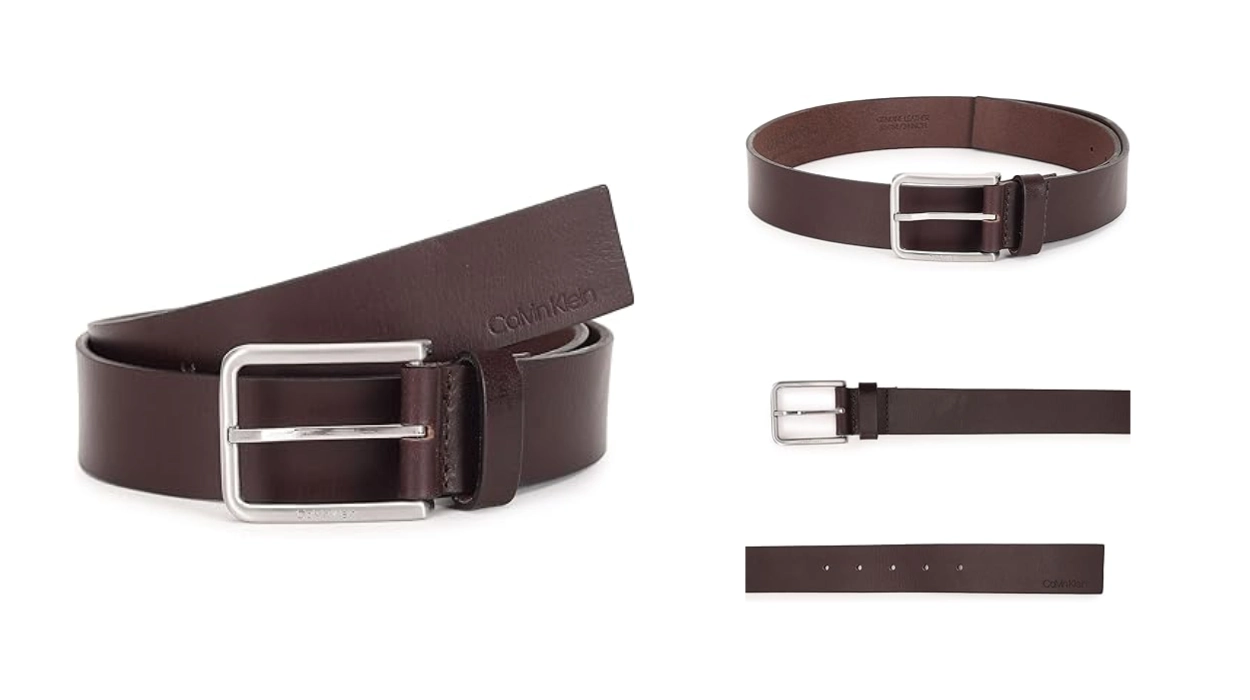 Cinturón de piel Calvin Klein