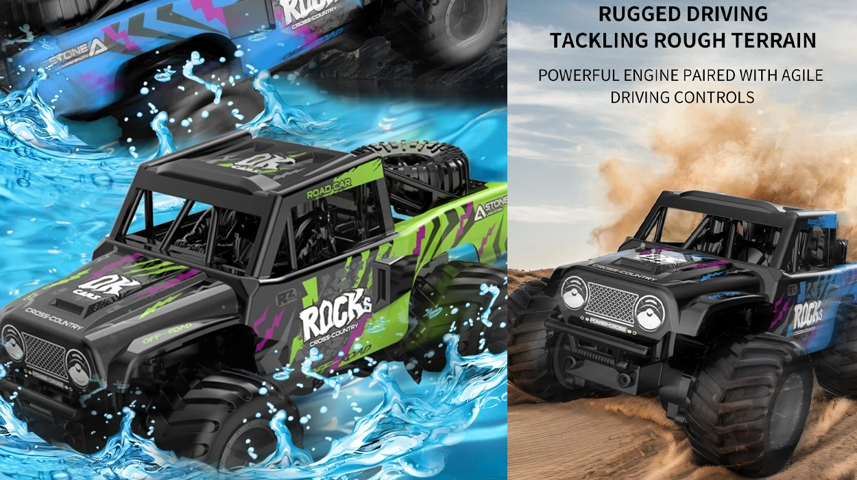 Coche teledirigido todoterreno anfibio 4x4 JJRC Q191