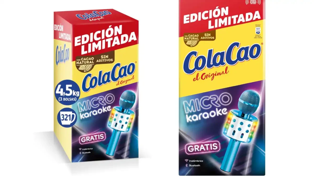 Desayunos con ritmo para tus peques: Colacao XXL con micrófono Karaoke a un precio que NO vas a ver en supermercados (ni de lejos)