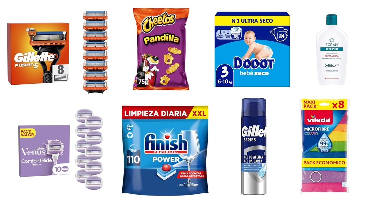 Compra 2 productos de supermercado en Amazon y ahorra el 50% en la segunda unidad