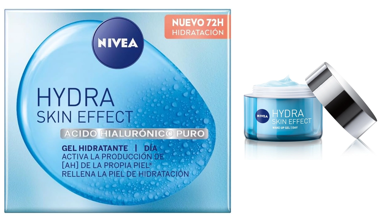 Crema de día con ácido hialurónico puro Nivea Hydra Skin Effect Gel 50 ml