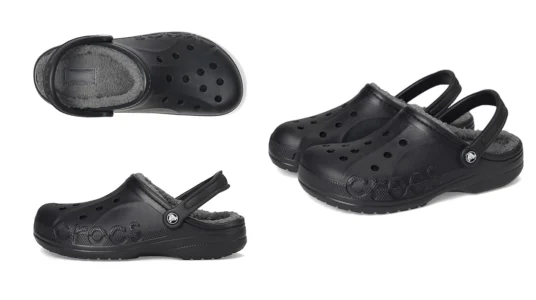 Crocs Via Lined Clog negros