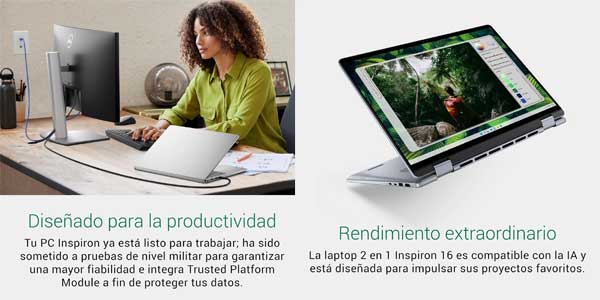 Dell Inspiron 16 2  en 1 7640 barato