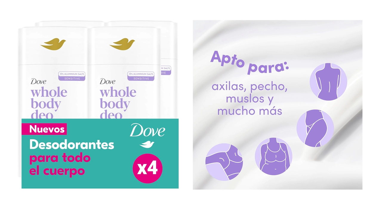 Desodorante Dove Stick All Over Body Lavender para todo el cuerpo
