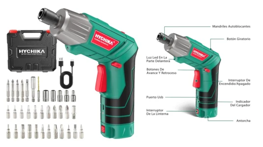 Destornillador eléctrico inalámbrico Hychika