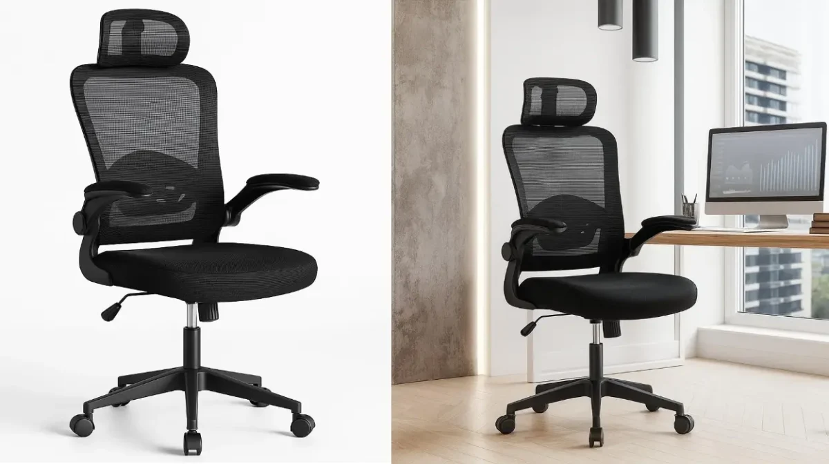 Tu espalda lo nota: Silla de oficina ergonómica T-Lovendo con malla transpirable, reposacabezas y soporte lumbar por sólo 51,43€ con envío gratis (14% de descuento)
