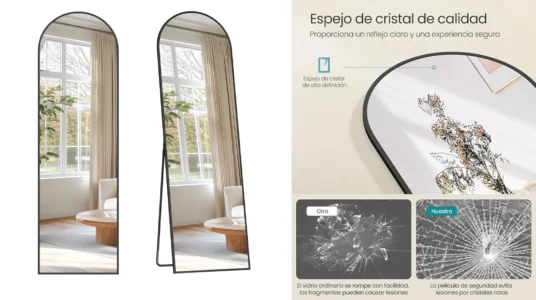 Espejo Songmics de cuerpo entero