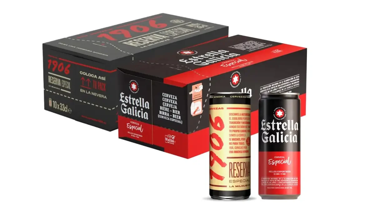 Pack 10 latas Estrella Galicia Especial + 10 latas 1906 Reserva Especial