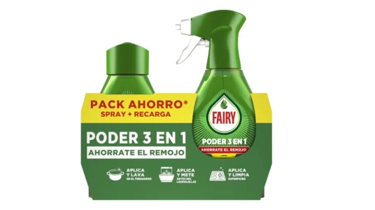 Fairy Poder 3 en 1 sin remojo de 500 ml