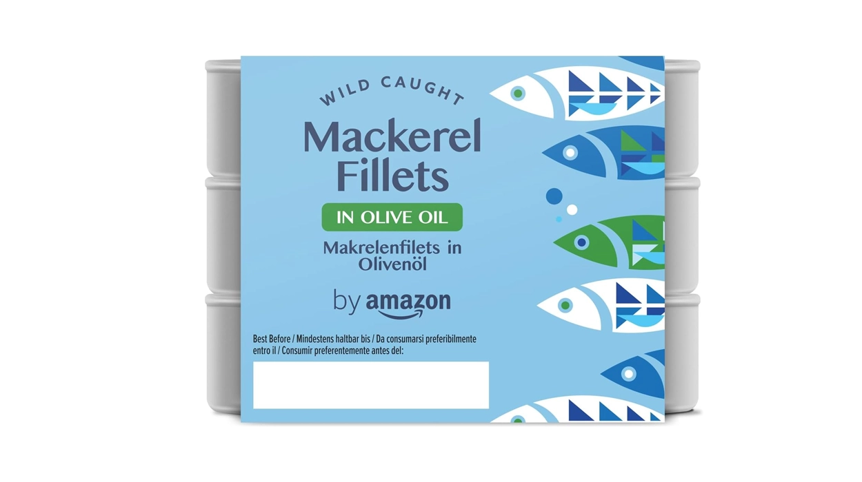 Filetes de Caballa del Sur En Aceite de Oliva By Amazon