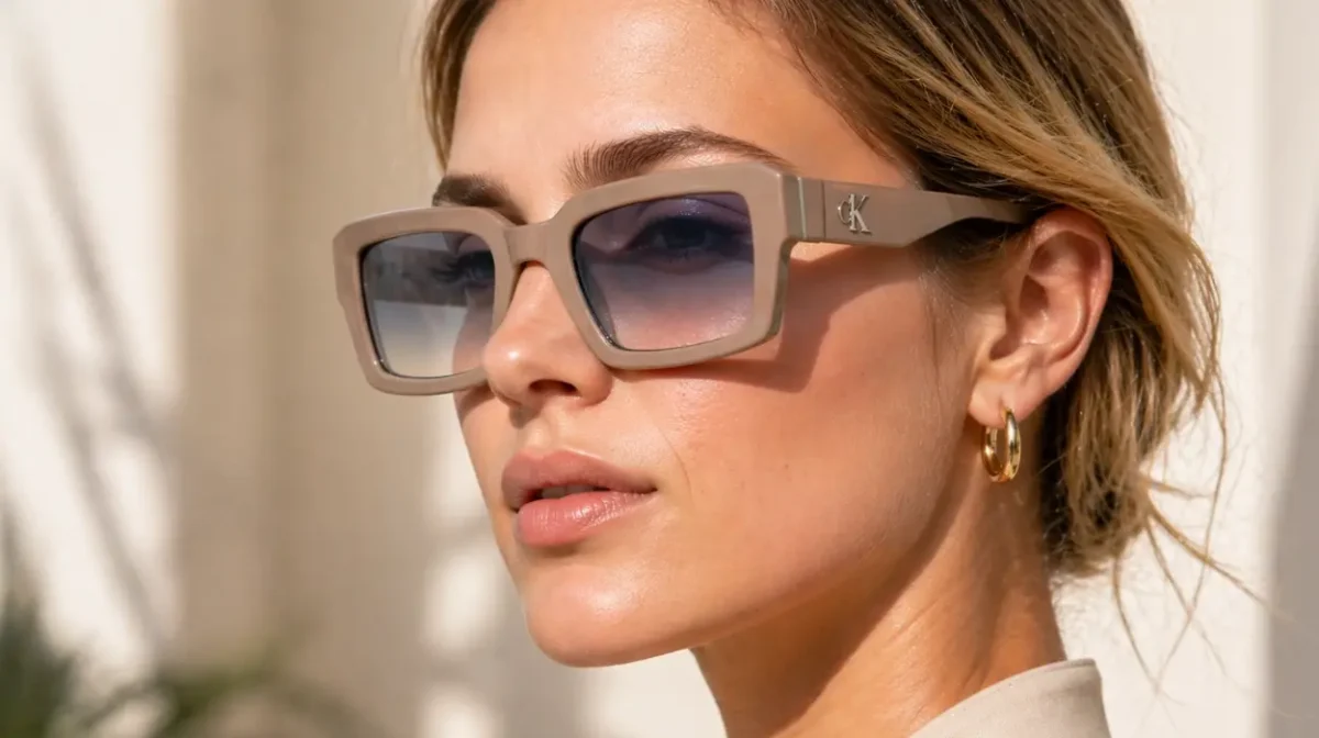 Gafas de sol Calvin Klein Blush with Gradient Taupe unisex