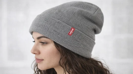 Gorro Levi's Slouchy Red Tab Beanie