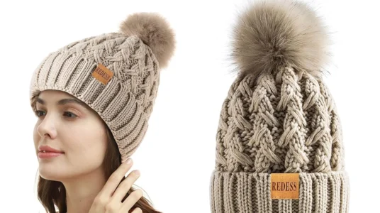 Gorro de invierno Redess con pompón
