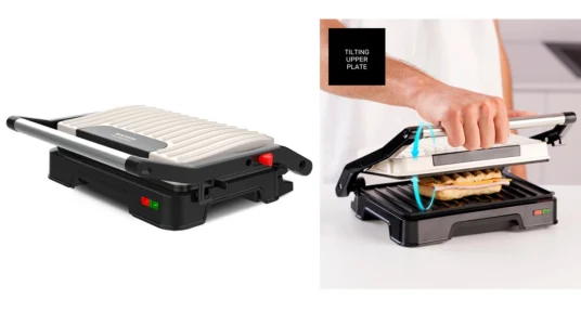 Grill eléctrico Taurus Mygrill Vintage Cream de 1.000W