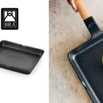 Grill liso Bra Market de 28 cm con mango desmontable