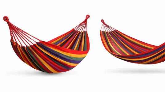 Hamaca portátil para acampar con bolsa de transporte