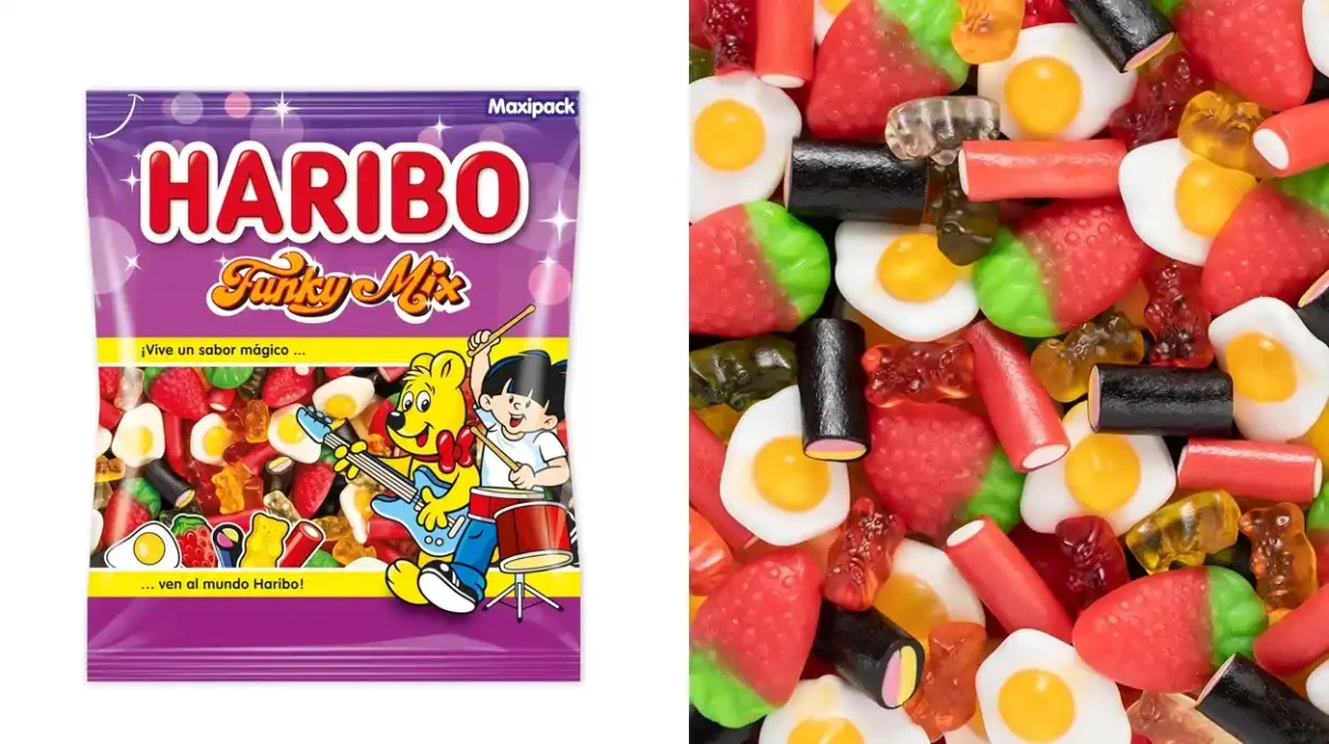 Mix de caramelos de goma Haribo Funky Mix de 1kg