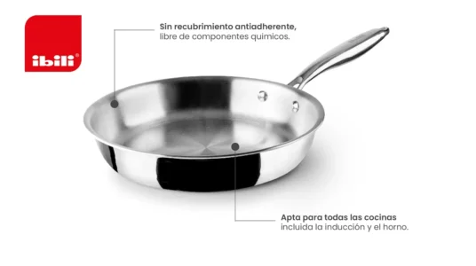IBILI Sarten tricapa triply Natural 22 cms barata