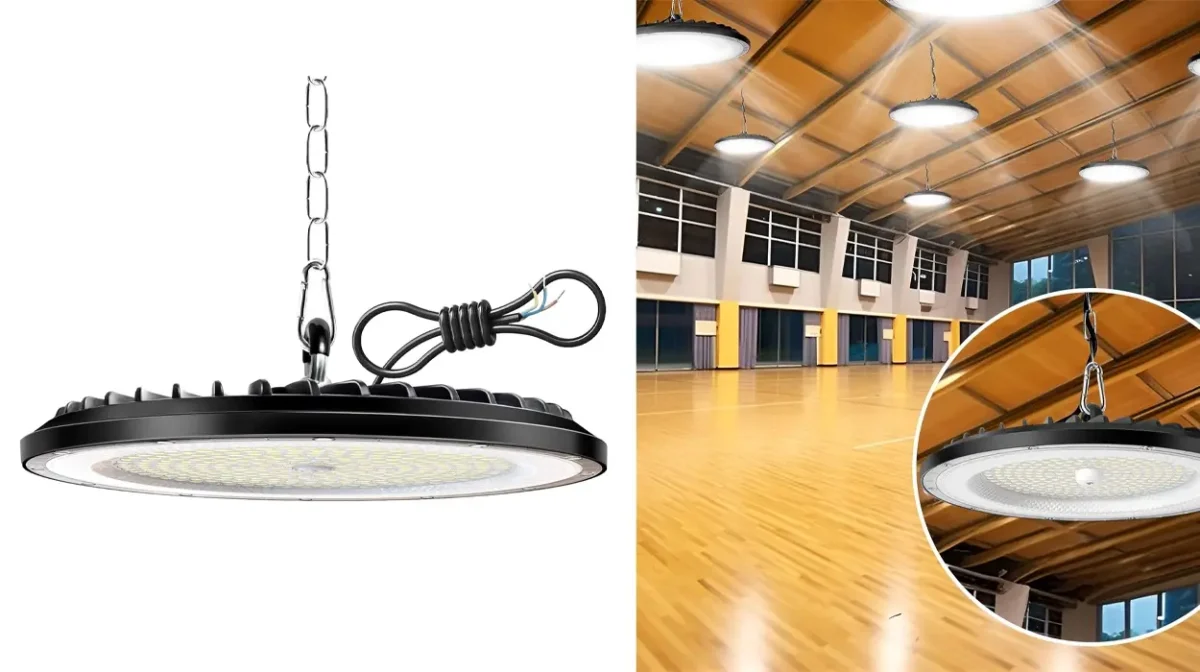 Esta lámpara de techo super brillante está diseñada para espacios amplios y exigentes como entornos industriales y hoy puedes comprarla con un descuento muy interesante