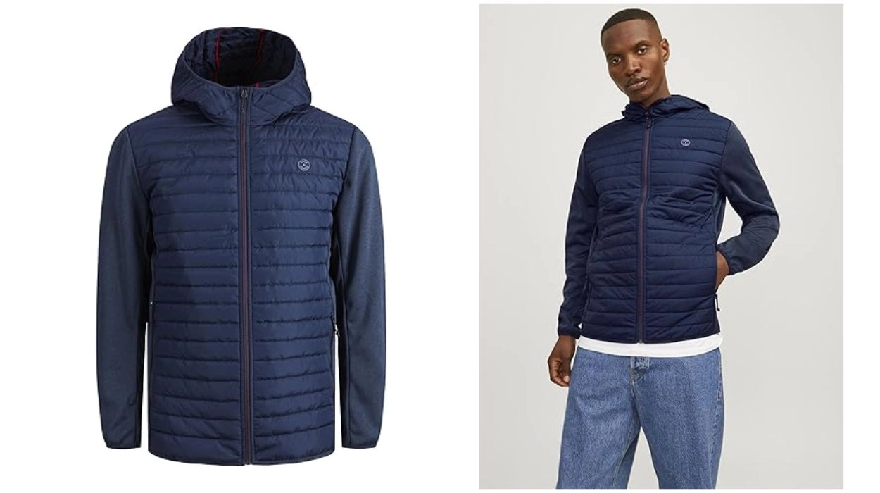JACK & JONES Hybrid Jacket azul marino