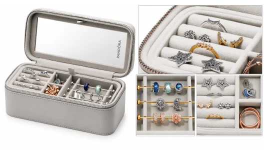 Joyero de viaje Pandora para organizar pulseras, charms y accesorios