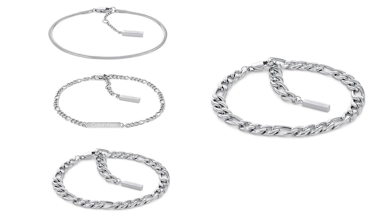 Juego de 3 pulseras Calvin Klein Linked para mujer
