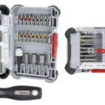 Juego de 45 puntas de destornillador extraduras Bosch
